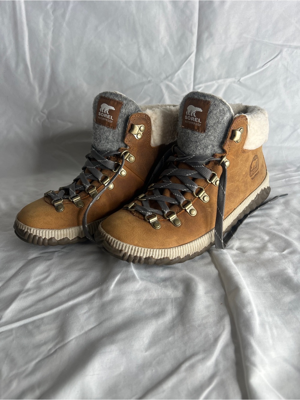 🥾 Sorel Out ’N About Plus Conquest Boots – Brown – Women’s 8